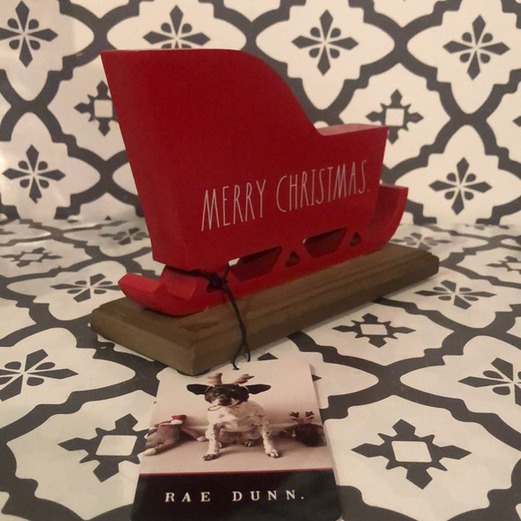 Rae Dunn MERRY CHRISTMAS Sleigh - Picture 3 of 3